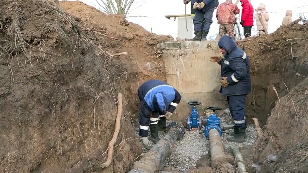 У жителей Мелитопольского района Запорожья наконец-то появилось регулярное водоснабжение