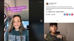 Viral TikTok Apple Juice Bottle! Biting Into It Sounds Like An APPLE?!