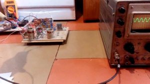 Использование осциллографа и катушки на феррите в качестве волномера при настройке генератора 12 МГ