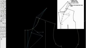 Конструктор Julivi - Моделирование. Свободное построение пиджачного воротника.