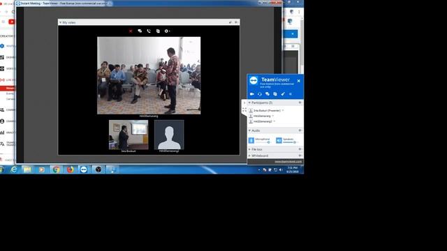 Special Session PIT HAGI 2018 Semarang - Teleconference HAGI Komwil US-SIEP Teleconference