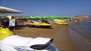 Beach of Rethymno, Crete, Greece