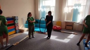 Занятие по адаптивной физкультуре