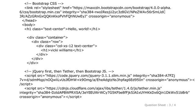 CSS : `col-xs-*` not working in Bootstrap 4 смотреть онлайн
