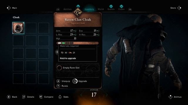 Assassin's Creed Valhalla - Upgrading Assassins Cloak!