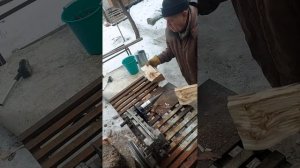 Дровокол своими руками из редуктора от мотоблока.