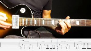 AC/DC - Back In Black solo lesson with tabs