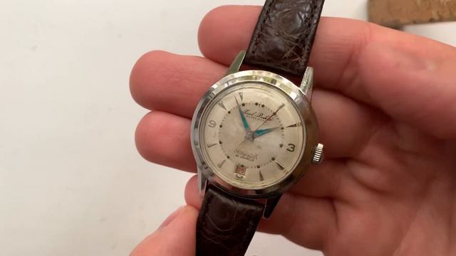 Видеообзор на винтажные швейцарские наручные часы Paul Buhre (Павел Буре) RotoDator 1950-х годов смотреть онлайн