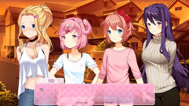 (DDLC Mod) - The Girls Meet A New Person смотреть онлайн