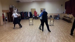 Cross-step waltz, переднее очо с понижением уровня, 4.12.17 Воронеж