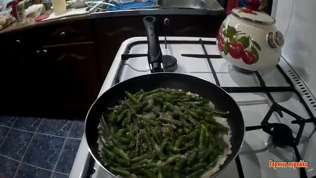 Омлет с зелёной фасолью смотреть онлайн