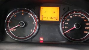 SsangYong Actyon (2011 г) панель приборов, момент запуска двигателя
