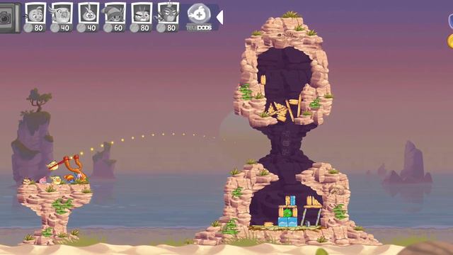 Angry Birds Stella! - Quinto capítulo del juego (Gale "inglés, Vendaval "español) (2014) смотреть онлайн