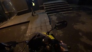 Ставим мотоцикл на зимовку в тёплый "гараж" ;)