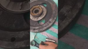 китайский минитрактор лопнул маховик мотор L195 Diesel engine repair L195