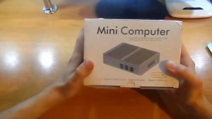 Безвентиляторный мини компьютер/minicomputer с AliExpress. Видео обзор.