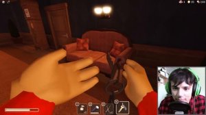 ХОЛИ БАМ учится играть в ДВЕРИ роблокс | DOORS roblox | (нуб) Holy Baam vs Red Cat (про) в ДОРС