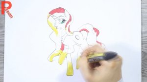 Princess Luna and Sunset Shimmer Fusion My Little Pony