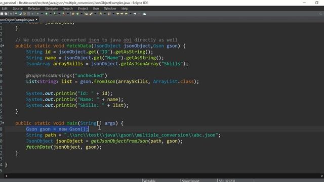 Chapter 6: GSON library features JSON Object, JSON Element, JSON Array