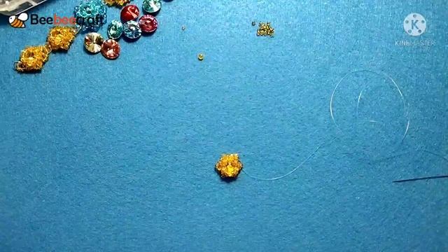 Браслет , стразы 12 мм и 10 мм#beebeecraft
