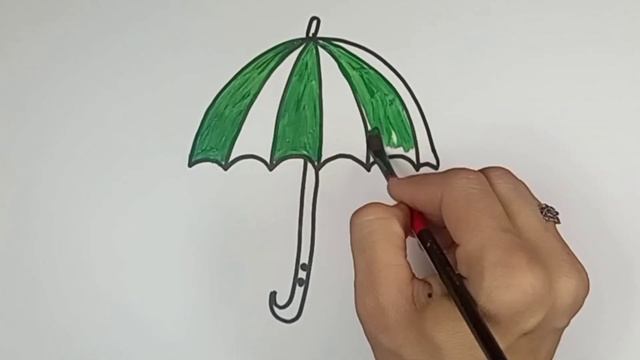 Bolalar uchun soyabon rasm chizish/Drawing umbrella for children/Рисование зонтик для детей смотреть онлайн