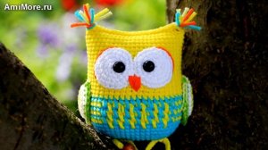 Амигуруми: схема Совушка. Игрушки вязаные крючком - Free crochet patterns.