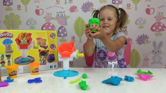 Плей До Сумасшедшие Прически Пластилин Делаем прически из пластилина Play doh смотреть онлайн