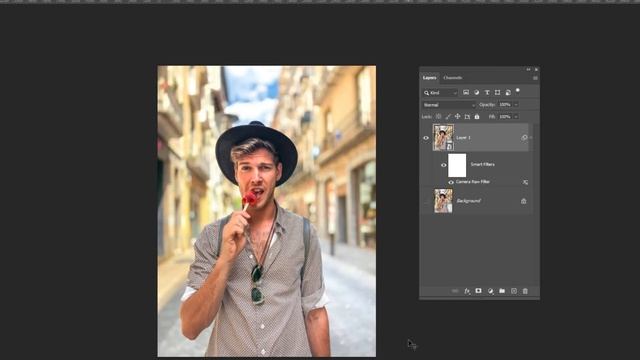 How to Blur Background in Photoshop using the New AI-powered Lens Blur (1 CLICK) смотреть онлайн