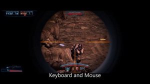 Mass Effect Legendary Edition Sniper Keyboard and Mouse(broken) Vs Joystick(working)