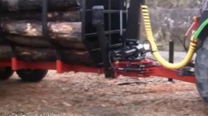 Лесной прицеп Farmi Forest MPV 10 с подъемным краном