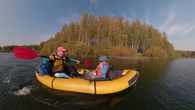 #2 Вдвоем на Черный остров - Пакрафт Журавль XL #Packrafting