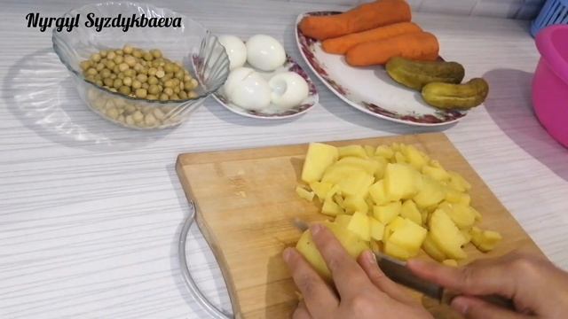оливье без колбасы