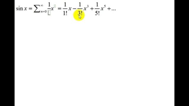 Формула Тейлора | ряд Маклорена | разложение sin(x) в ряд Маклорена смотреть онлайн