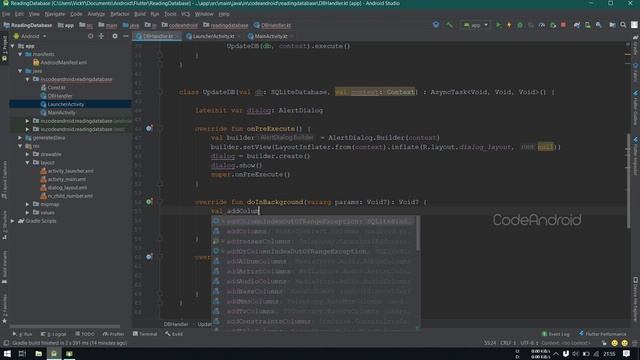Update Existing database in Android using Android Studio   Kotlin