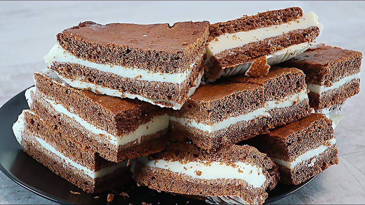 Kinder МОЛОЧНЫЙ ЛОМТИК. В домашних условиях. Рецепт пирожного