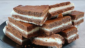 Kinder МОЛОЧНЫЙ ЛОМТИК. В домашних условиях. Рецепт пирожного