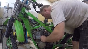 Замена поршня на мотоцикле 2т