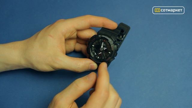 Видео обзор наручных часов Casio G-Shock GA-120-1A от Сотмаркета смотреть онлайн