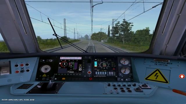 Trainz Simulator 12, Маршрут "Абхазия", Сессия "Очамчыра - Адлер" на ЭД4М