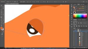 Рисуем лисичку в Adobe Illustrator | уроки для новичков