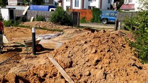 Покупаем песок для  подушки монолитной плиты