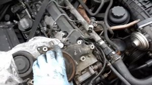Mercedes-Benz W210 2.2CDI Замена помпы