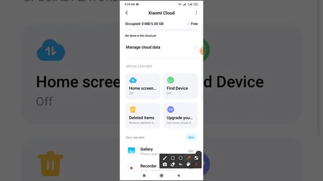 How to Gallery sync automatically setting on Xiaomi