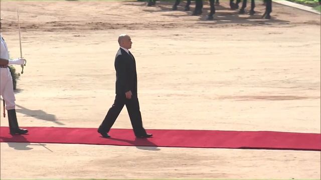 Ceremonial welcome of King Norodom Sihamoni of Cambodia at Rashtrapati Bhavan смотреть онлайн