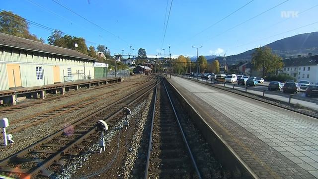 Поезд Bergens - Myrdal Норвегия. Красивое - Успокаивающее видео
