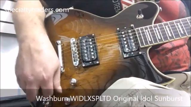 Washburn WIDLXSPLTD Original Idol Spalted Top Brown Sunburst смотреть онлайн