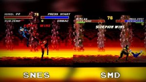 Сравнение Super Nintendo Entertaiment System vs Sega Mega Drive / SNES vs SMD  (1 апреля)