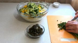 Постные рецепты. Салат из морской капусты "ВИТАМИННЫЙ"