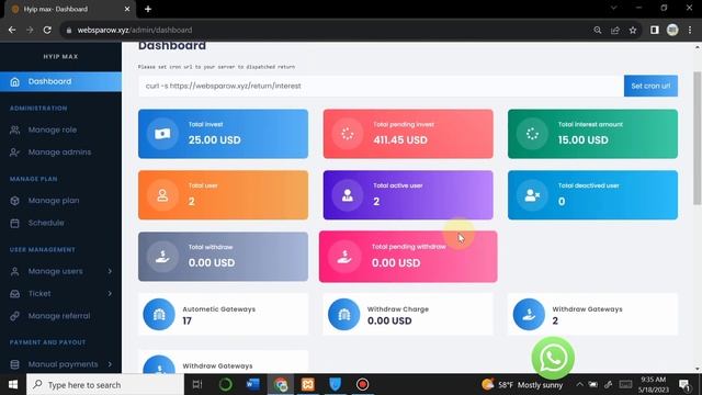 Create Complete Hyip Investment Website With Admin Panel || Hyip Max Investment Script