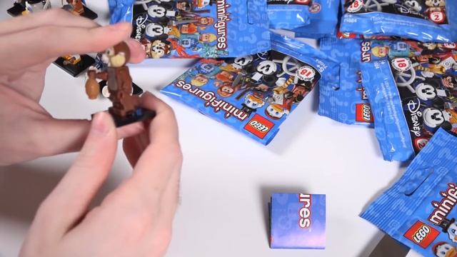 LEGO Disney 2 минифигурки. Распаковка и обзор пакетиков Лего смотреть онлайн